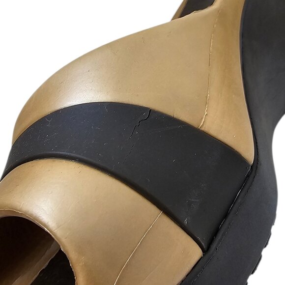 CROCS Womens Wedges, Rubber, Comfort, Open Toe Sandals, Size 7 - Picture 5 of 9